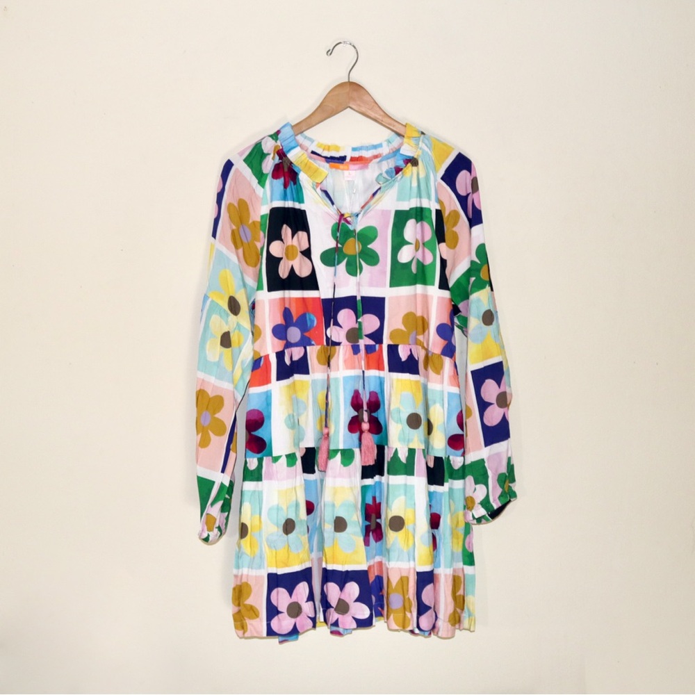 Briton Court Ollie Dress in Flower Power (Multi) - Picture 3 of 11